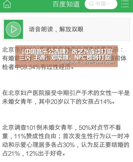 《中国音乐公告牌》张艺兴连续打歌三次 王源、邓紫棋、NPC即将打歌|开云集团(图2) 开云团队